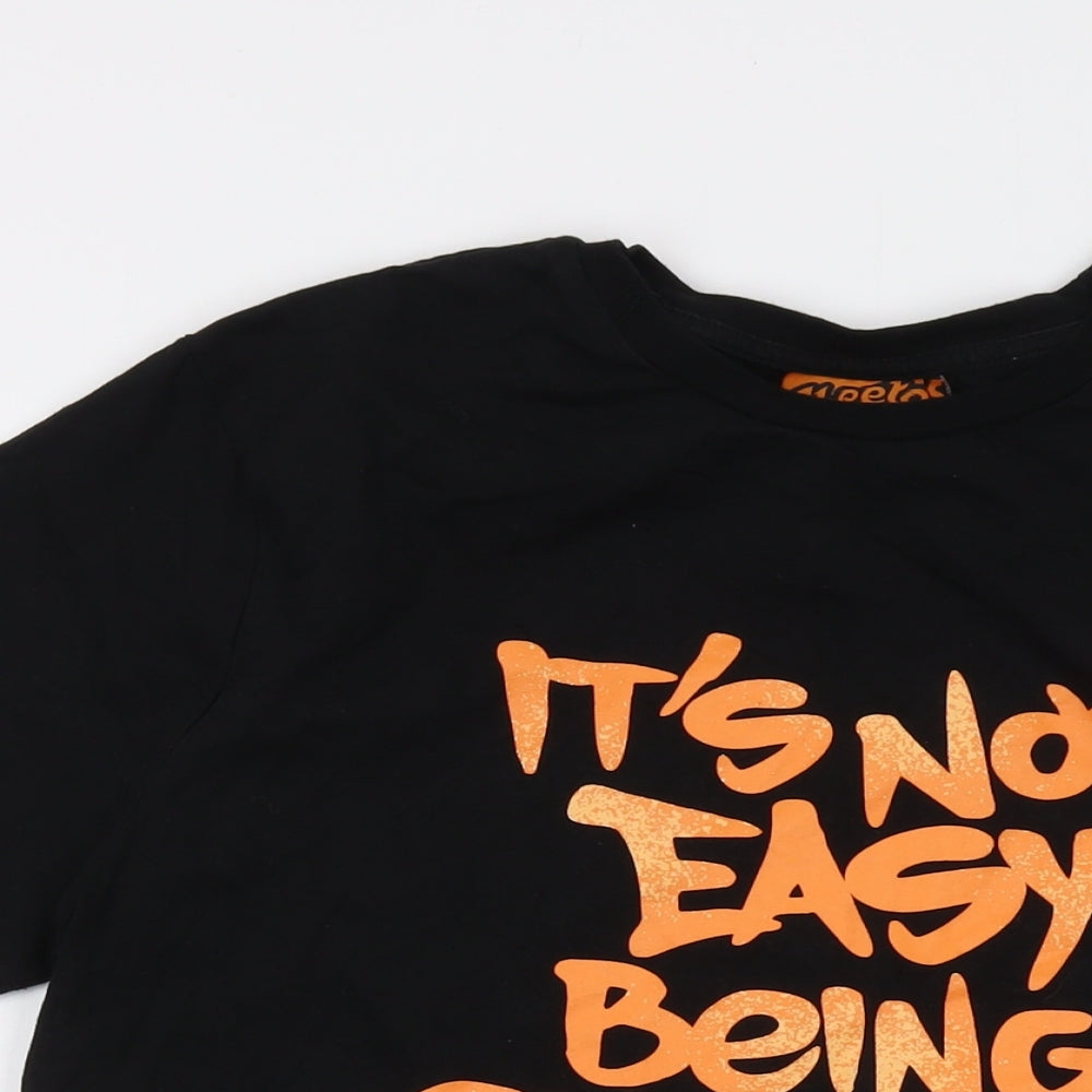 Cheeto's Mens Black Cotton T-Shirt Size XL Crew Neck