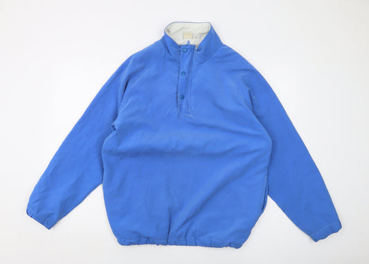 Cotton Traders Mens Blue Polyester Pullover Sweatshirt Size S