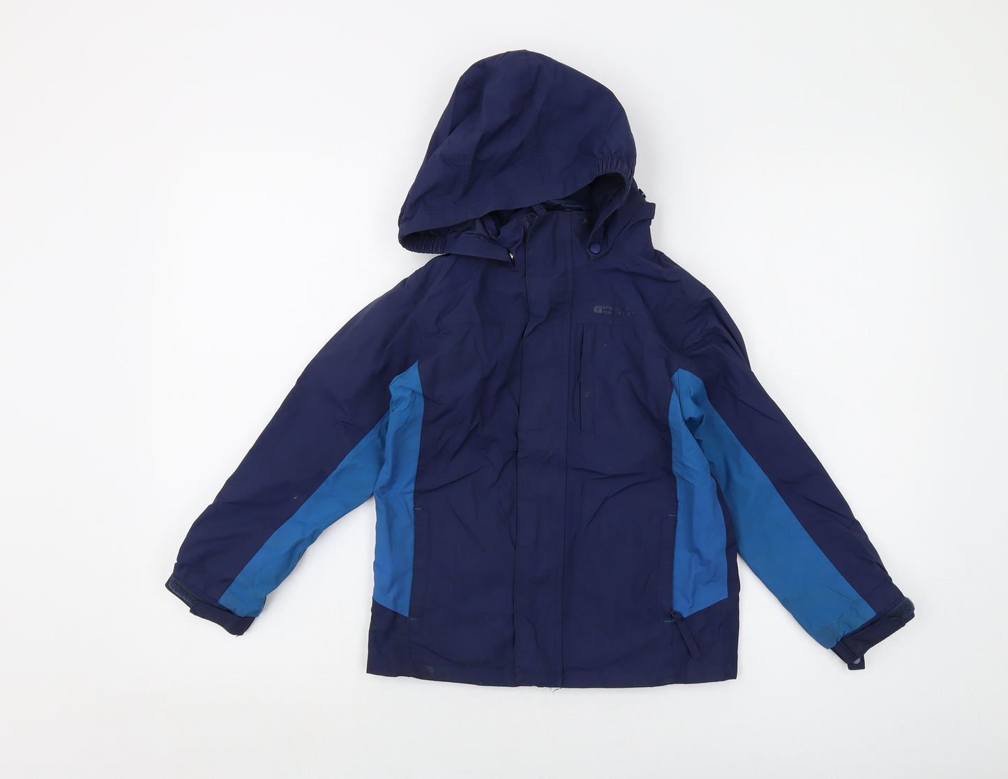 Mountain Warehouse Boys Blue Jacket Size 7-8 Years Zip