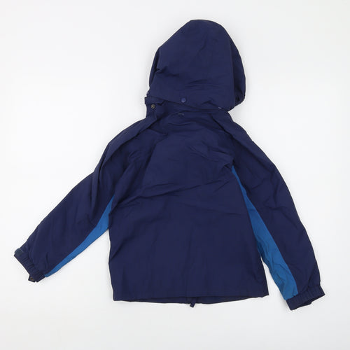 Mountain Warehouse Boys Blue Jacket Size 7-8 Years Zip