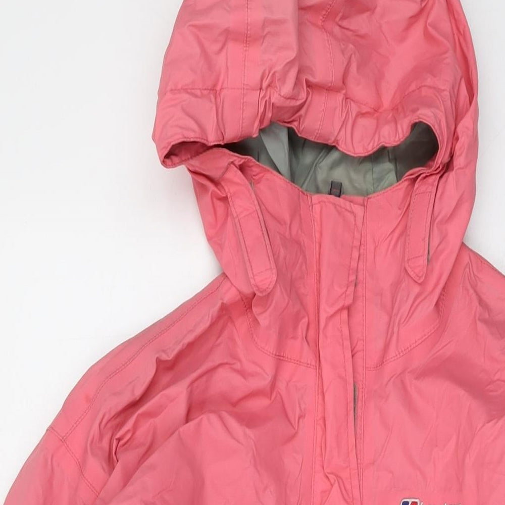 Berghaus Girls Pink Jacket Size 13 Years Zip