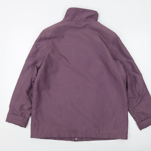 EWM Womens Purple Jacket Size 14 Zip