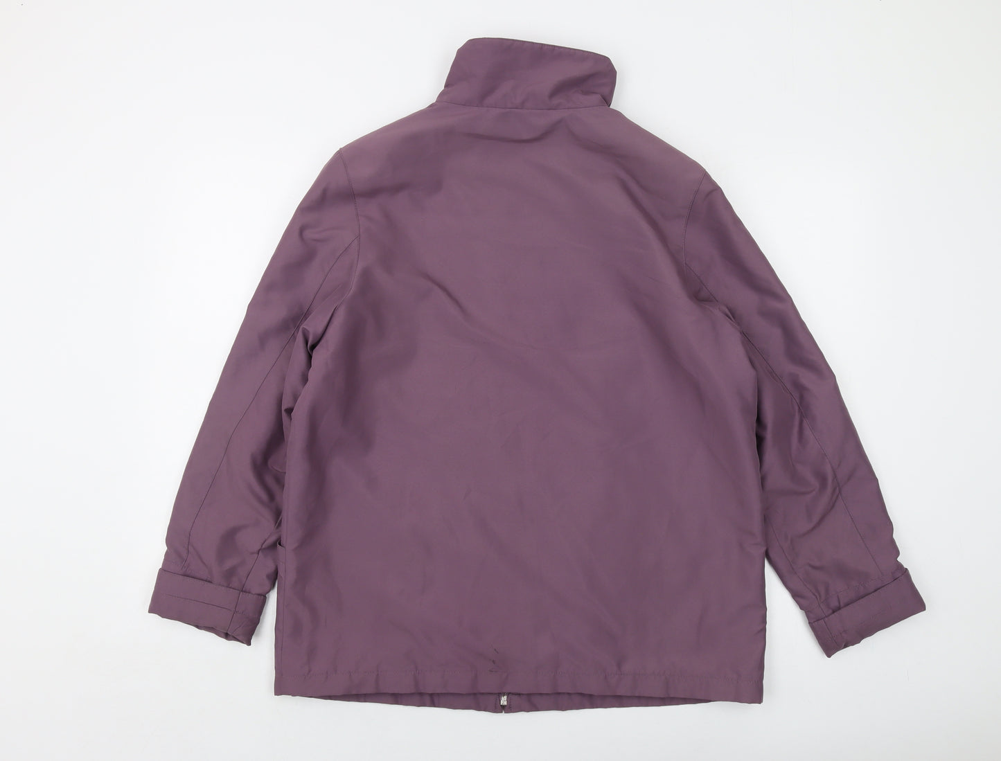 EWM Womens Purple Jacket Size 14 Zip