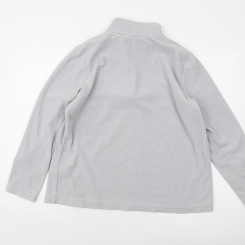 Regatta Womens Grey Polyester Pullover Sweatshirt Size 20 Zip