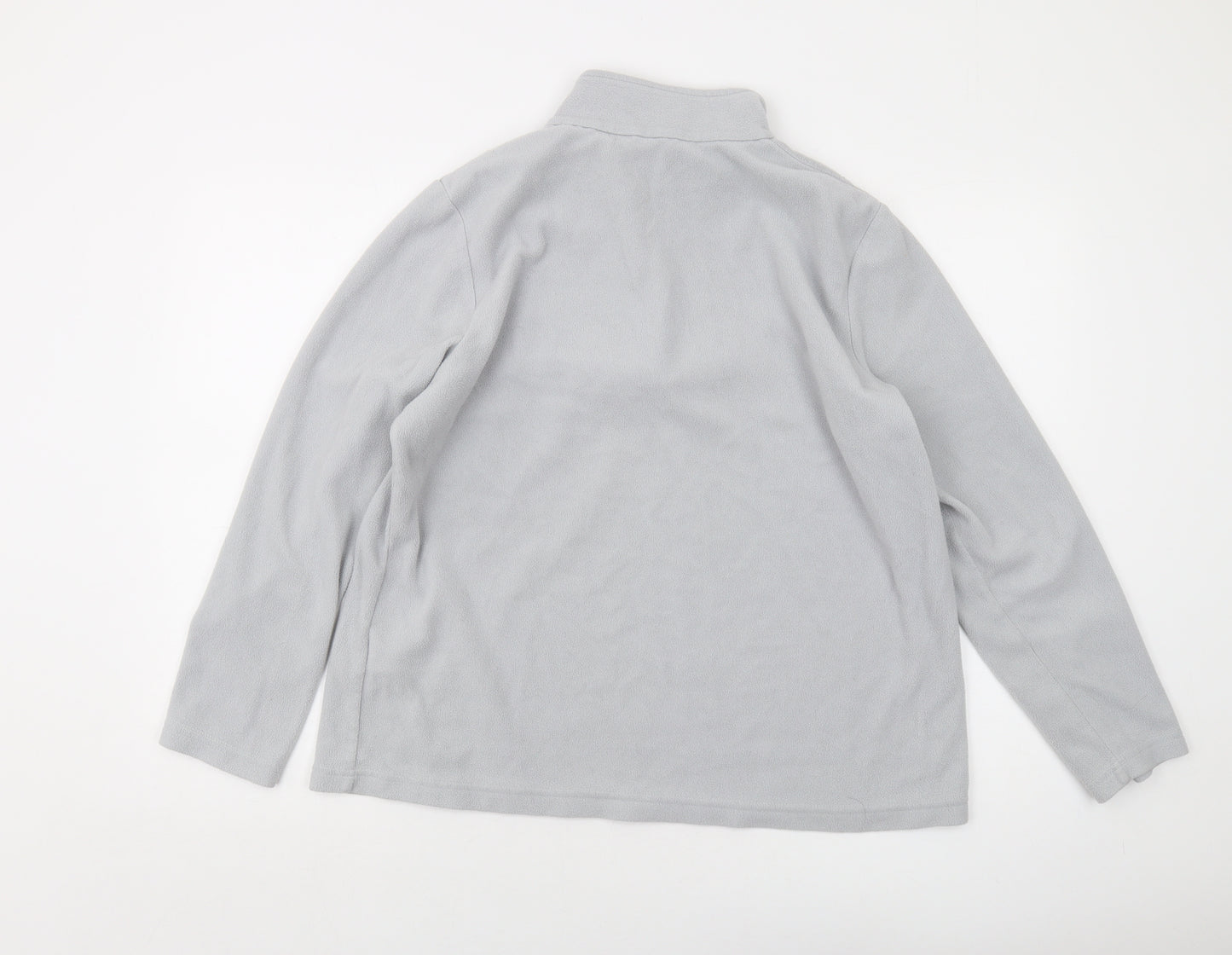 Regatta Womens Grey Polyester Pullover Sweatshirt Size 20 Zip