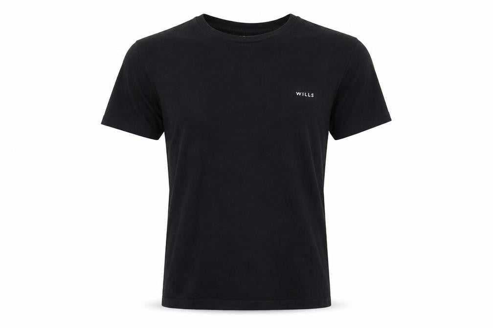 Jack Wills Mens Black Cotton T-Shirt Size S Crew Neck