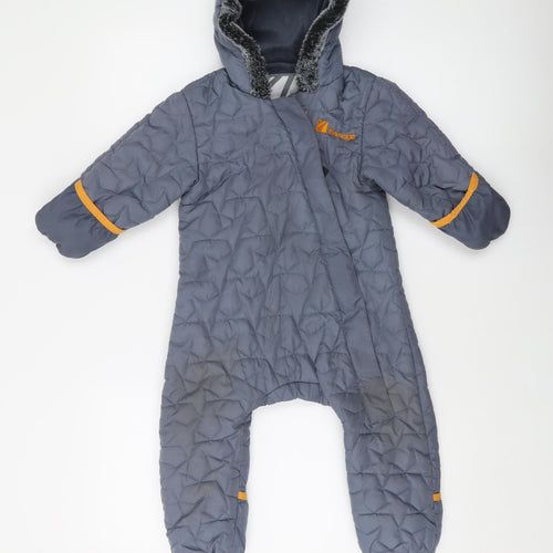 The Edge Baby Blue Jacket Snowsuit Size 18-24 Months Zip