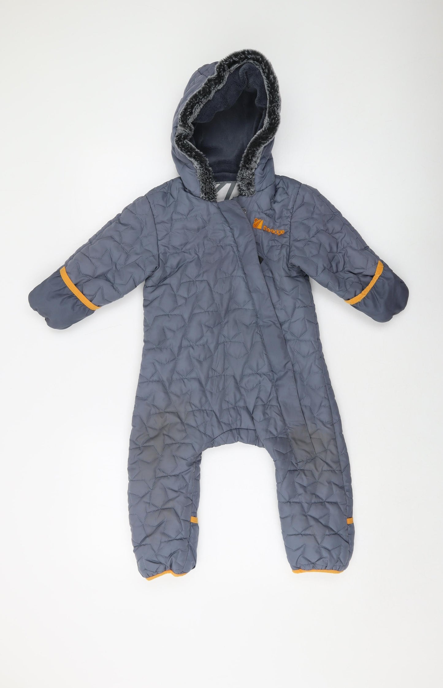 The Edge Baby Blue Jacket Snowsuit Size 18-24 Months Zip