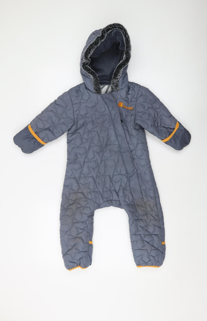 The Edge Baby Blue Jacket Snowsuit Size 18-24 Months Zip