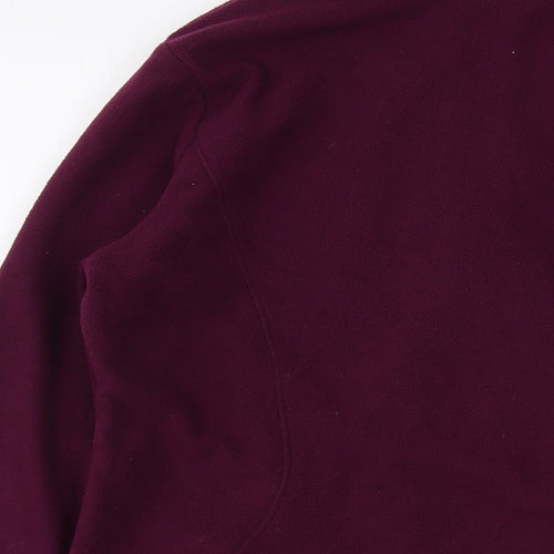 Marks and Spencer Womens Purple Jacket Size 12 Zip