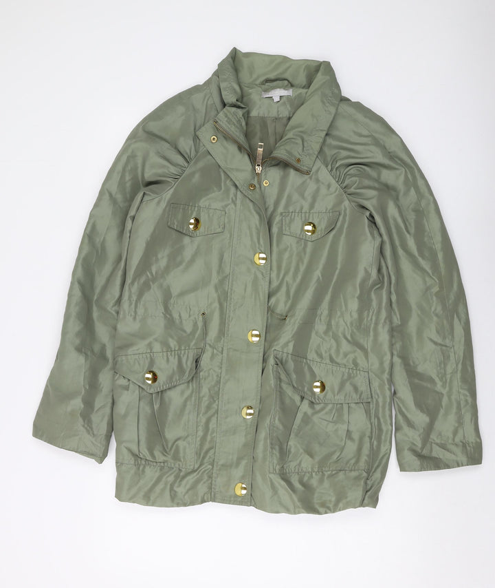 Red Herring Womens Green Jacket Size 10 Zip