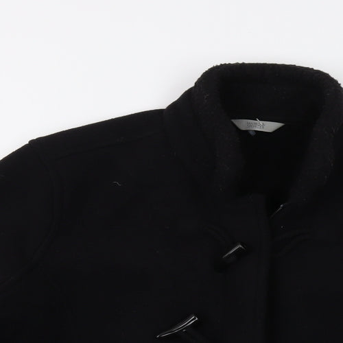Marks and Spencer Womens Black Jacket Size 16 Zip