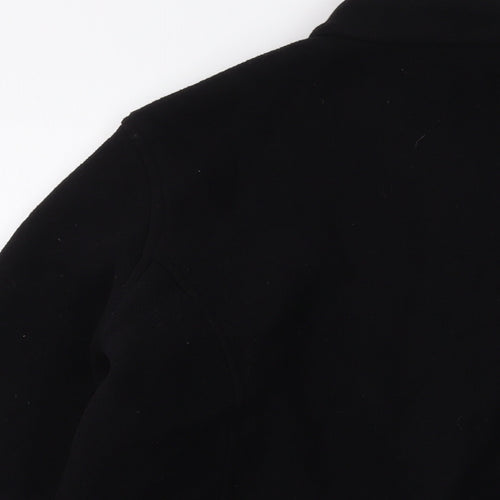 Marks and Spencer Womens Black Jacket Size 16 Zip
