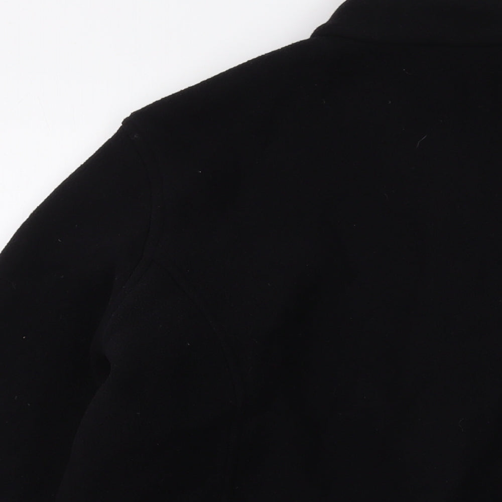 Marks and Spencer Womens Black Jacket Size 16 Zip