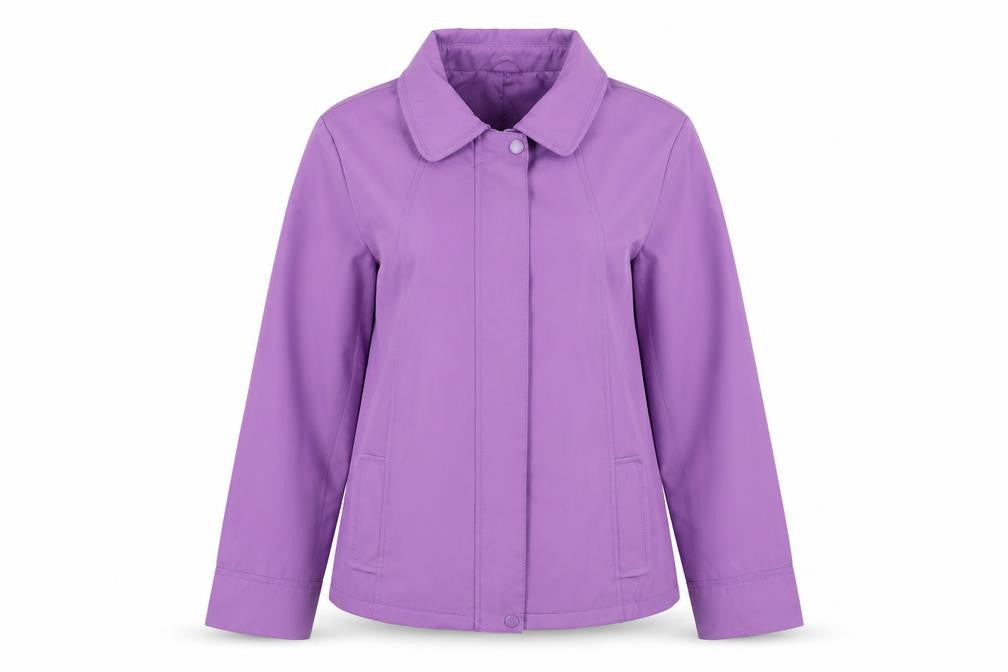 Bonmarché Womens Purple Jacket Size S Zip