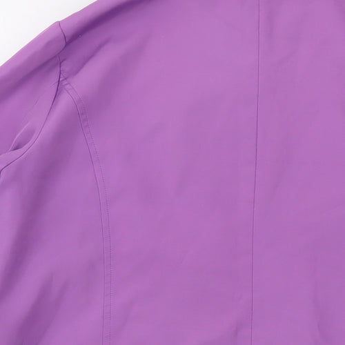 Bonmarché Womens Purple Jacket Size S Zip