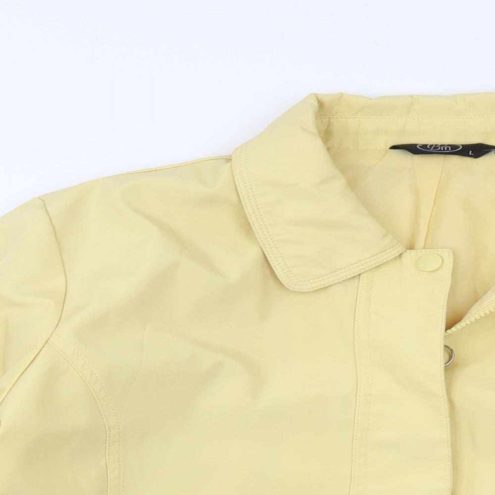 Bonmarché Womens Yellow Jacket Size L Zip