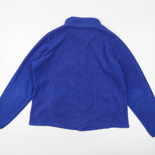 Marks and Spencer Womens Blue Jacket Size 10 Zip