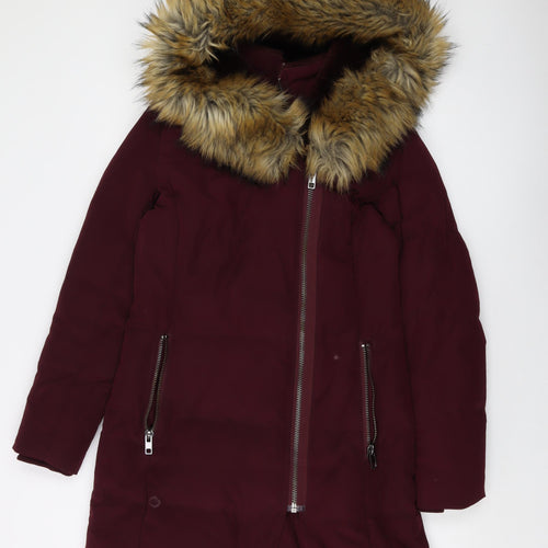 Very Womens Red Jacket Size 12 Zip