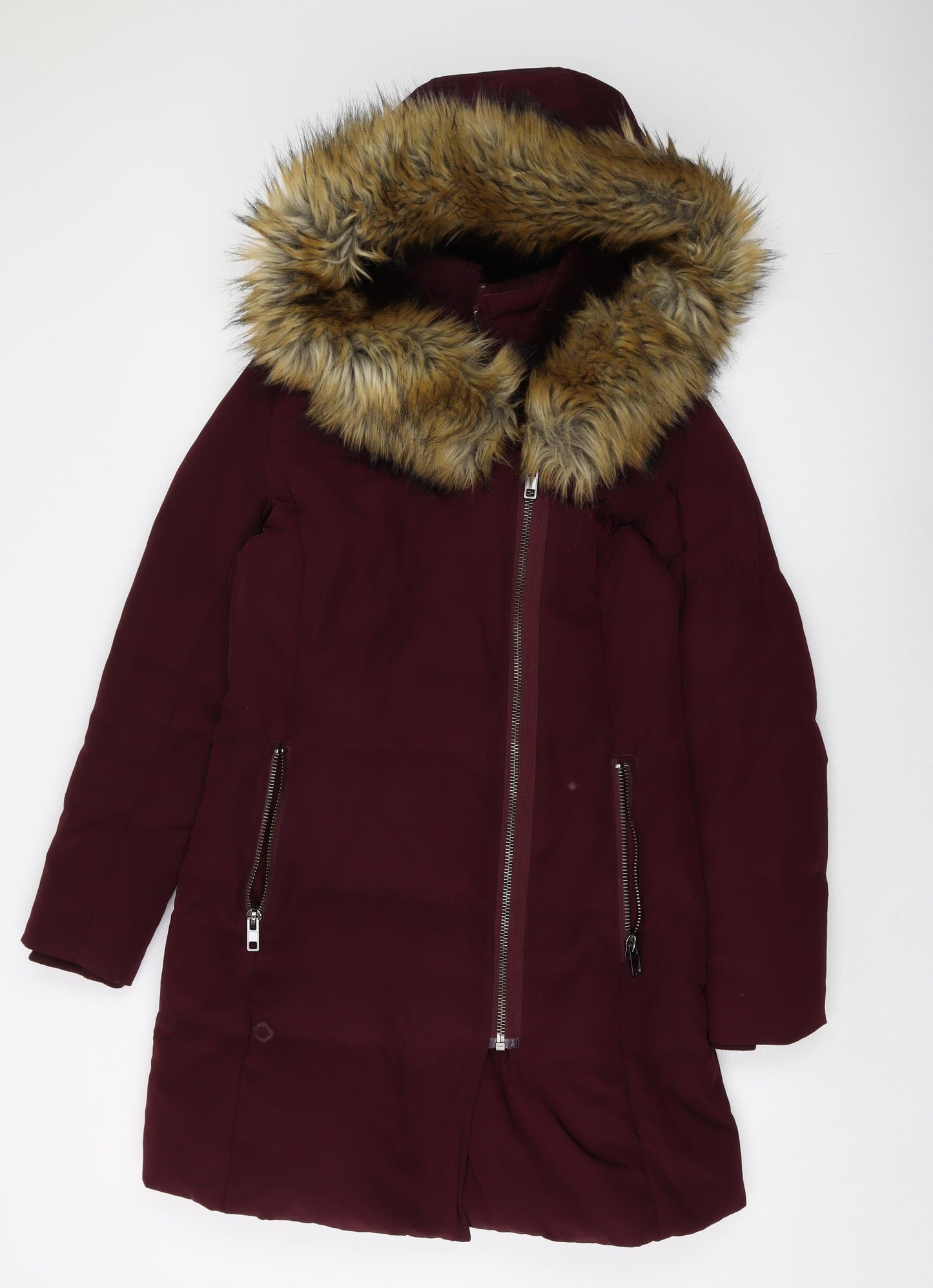 Very Womens Red Jacket Size 12 Zip