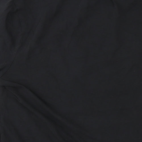Amplified Mens Black Cotton T-Shirt Size 2XL Crew Neck