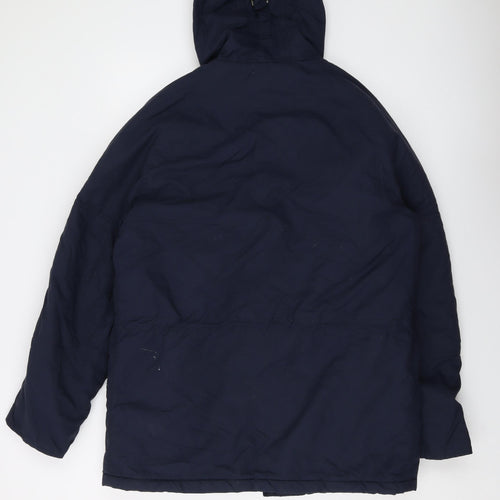 Red Herr Mens Blue Jacket Size L Zip