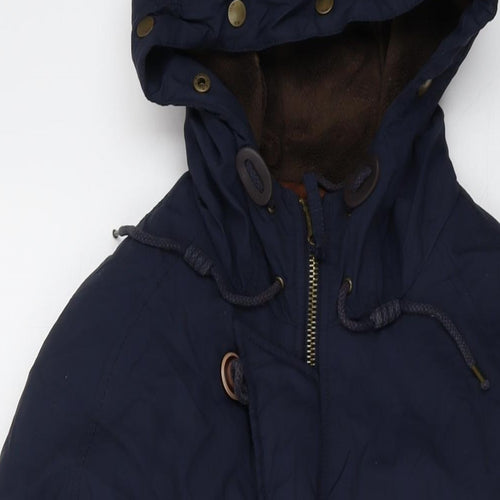 Red Herr Mens Blue Jacket Size L Zip