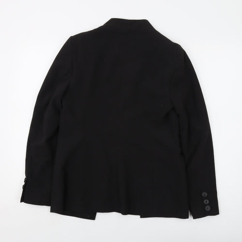 New Look Womens Black Jacket Size 10 Button