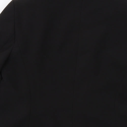 New Look Womens Black Jacket Size 10 Button