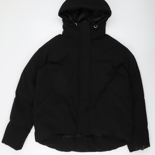 In the Style Womens Black Jacket Size 8 Zip