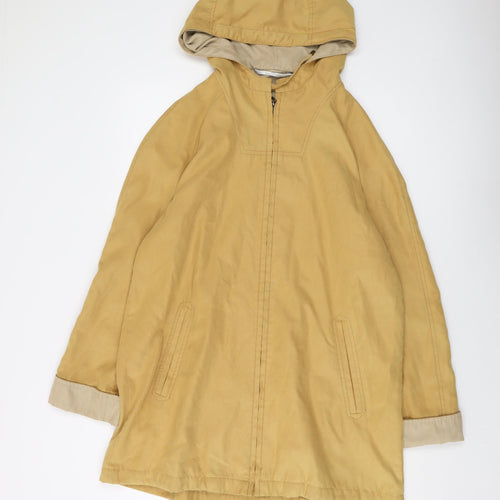 Marks and Spencer Womens Beige Jacket Size 12 Zip