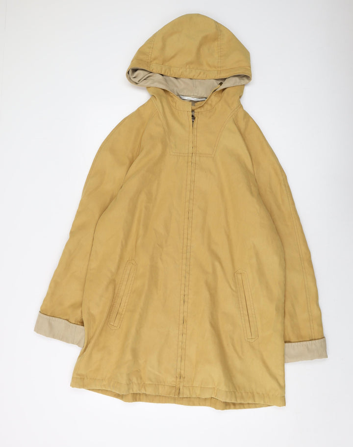 Marks and Spencer Womens Beige Jacket Size 12 Zip