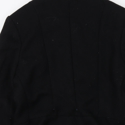 Wallis Womens Black Jacket Size 12 Button