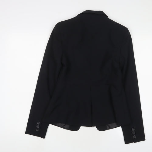 Dorothy Perkins Womens Black Jacket Blazer Size 10 Button
