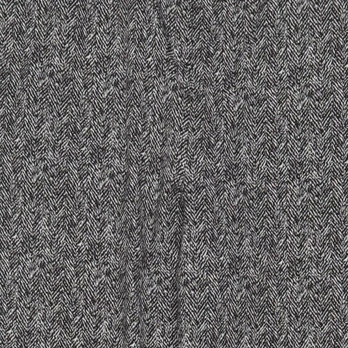 Classic Womens Grey Polyester Trousers Size 14 L29 in Regular Hook & Eye