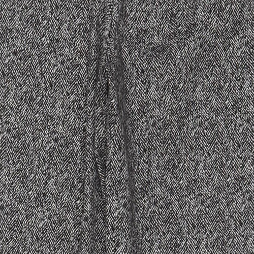Classic Womens Grey Polyester Trousers Size 14 L29 in Regular Hook & Eye
