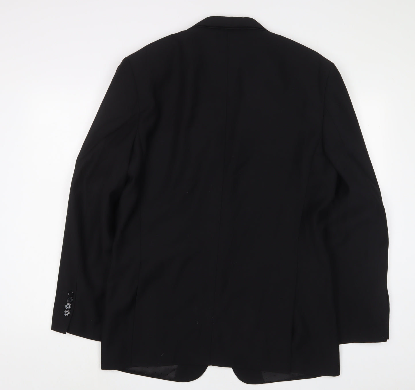 UrbanSpirit Mens Black Polyester Jacket Suit Jacket Size L Regular