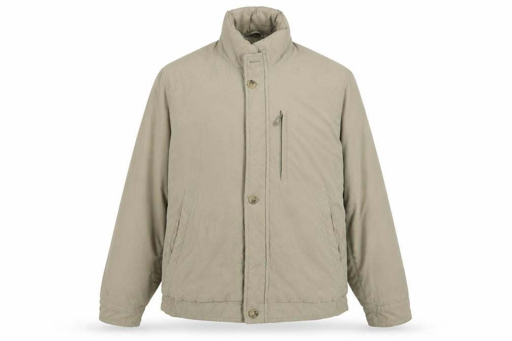 MICROS Mens Beige Jacket Size XL Zip