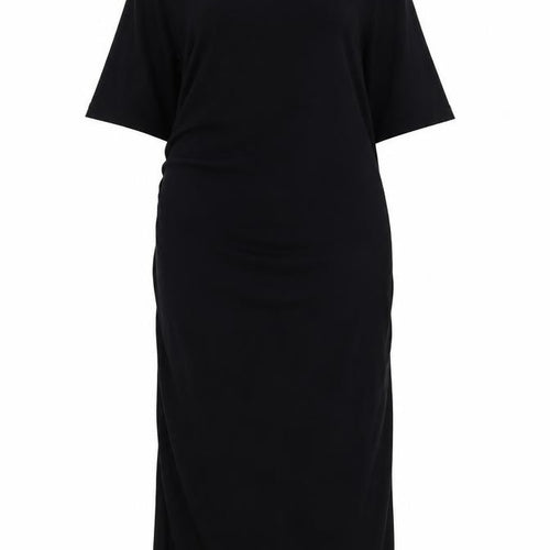Nasty Gal Womens Black Viscose A-Line Size 10 Round Neck Pullover