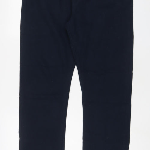 Denim & Co. Mens Blue Cotton Straight Jeans Size 38 in L30 in Regular Zip