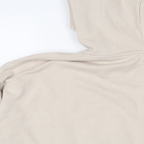 H&M Womens Beige Cotton Pullover Hoodie Size XL Pullover - N.Y.C. Ahletic