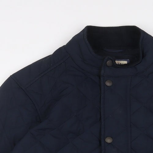 NEXT Mens Blue Quilted Jacket Size M Zip