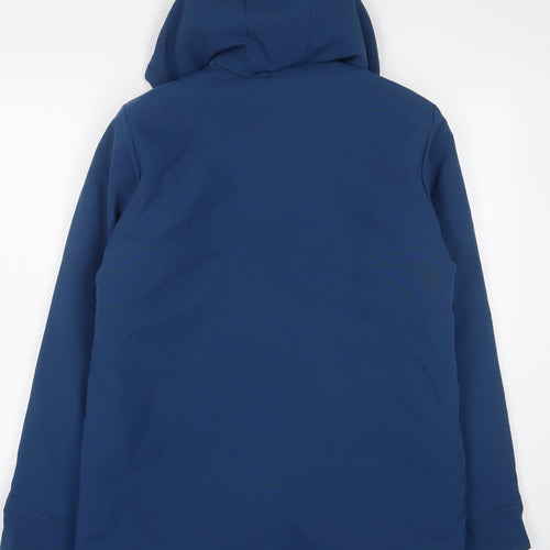 Damart Womens Blue Jacket Coat Size 12 Zip