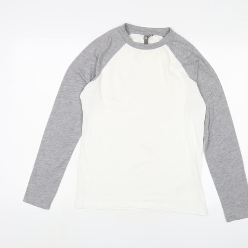 ASOS Mens White Cotton T-Shirt Size 2XL Crew Neck