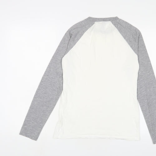 ASOS Mens White Cotton T-Shirt Size 2XL Crew Neck