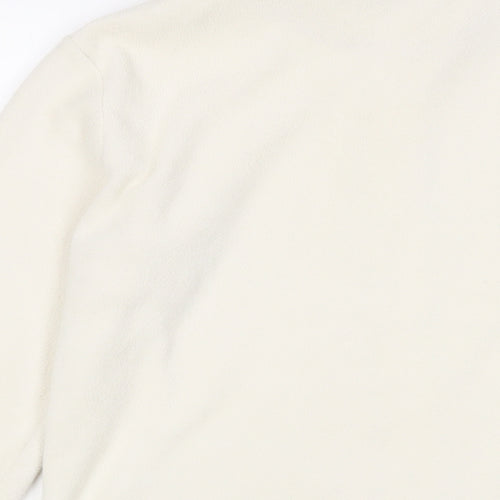 Marks and Spencer Womens White Jacket Size 10 Zip
