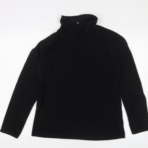 DECATHLON Womens Black Polyester Pullover Sweatshirt Size M Pullover