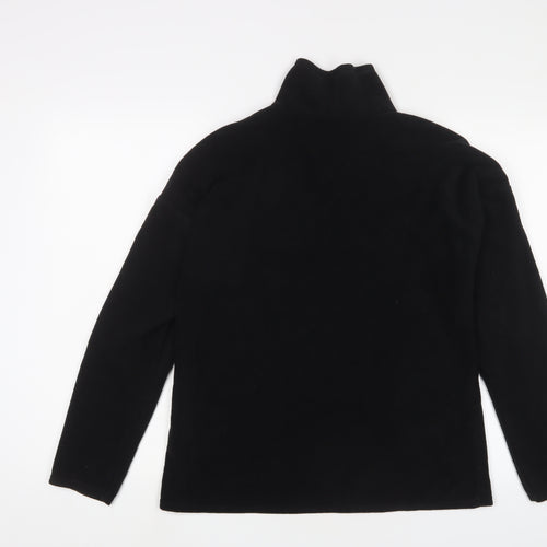 DECATHLON Womens Black Polyester Pullover Sweatshirt Size M Pullover