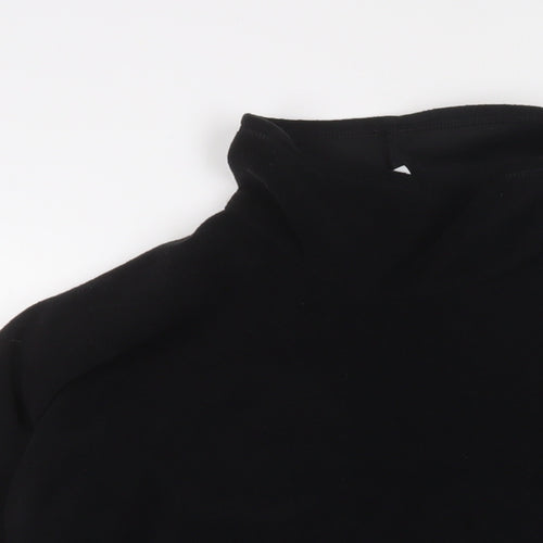 DECATHLON Womens Black Polyester Pullover Sweatshirt Size M Pullover