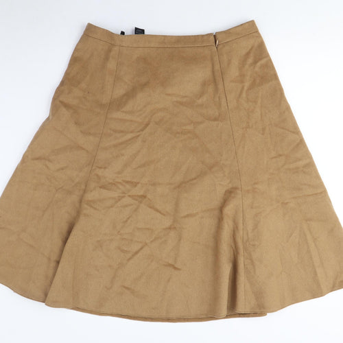 Marks and Spencer Beige A-Line Women's Skirt - M